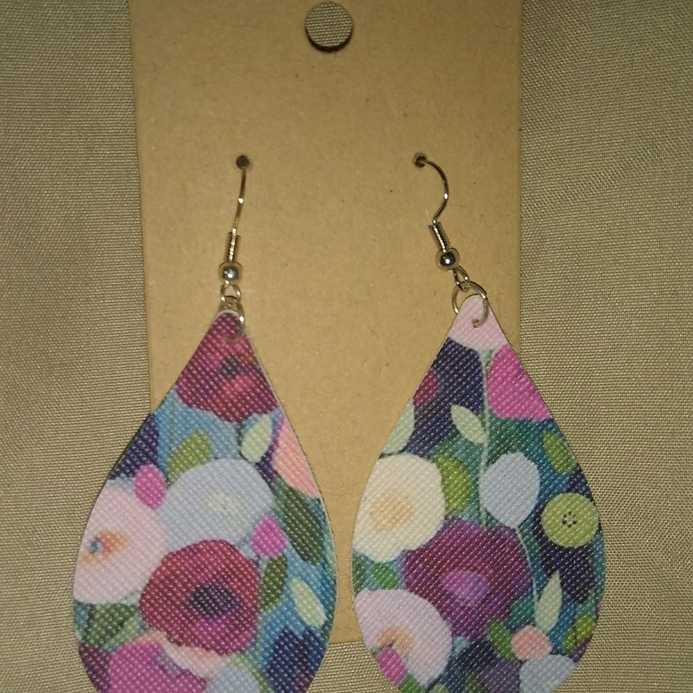Only Prettier Custom Faux Leather Earrings